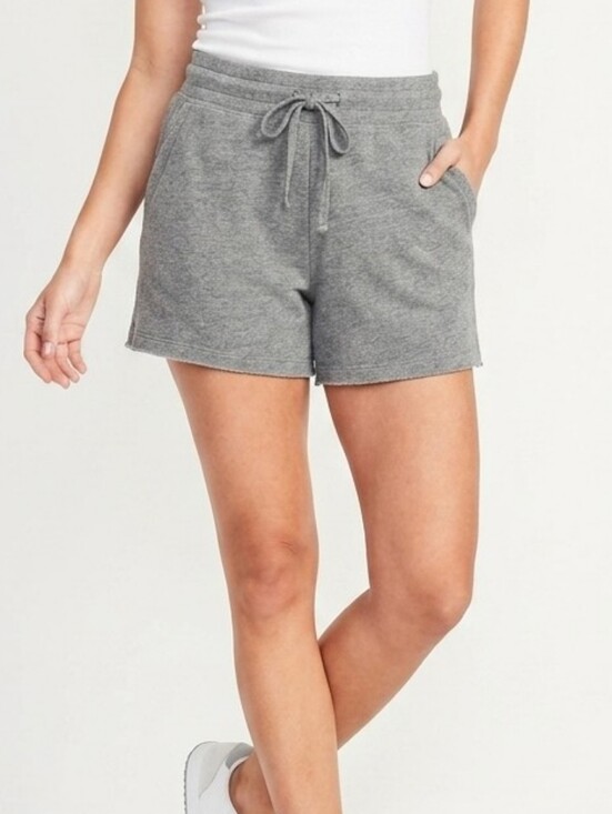 32 Degrees Pants - Women’s 32 Degrees Gray Knit Drawstring Athletic Shorts